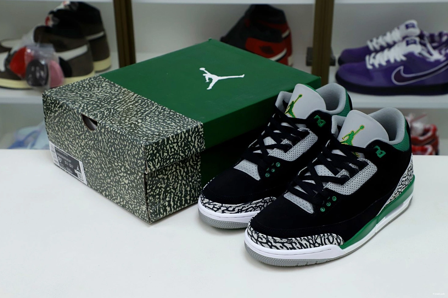 GREEN AIR 3 JORDAN PINE 0729